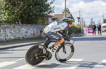 Image showing The Cyclist Jacques Janse van Rensburg - Paris-Nice 2016 