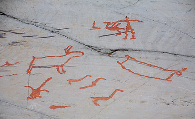 Image showing prehistoric rock carving