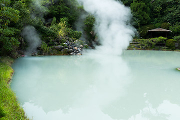 Image showing Hot springs in Beppu of Japan