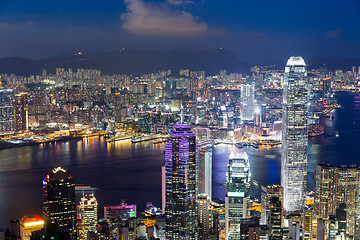 Image showing Hong Kong night