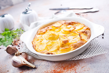 Image showing gratin from potato