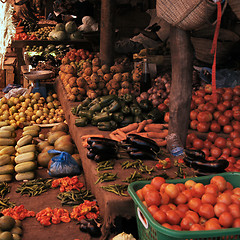 Image showing Fruit and vegetables market
