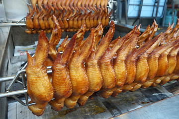 Image showing Grilled chicken wings chicken