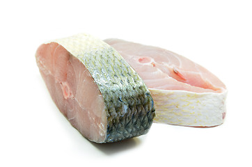 Image showing Threadfin fish fillet isolated