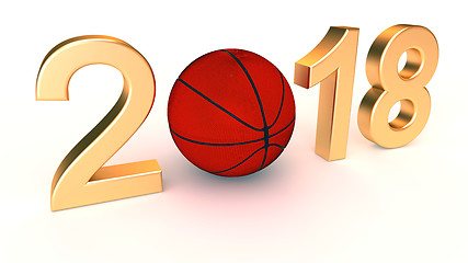 Image showing Basketball 2018 year