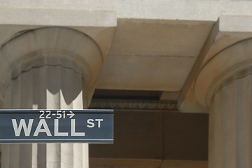 Image showing Wall Street