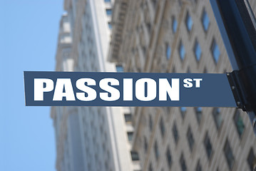 Image showing Passion street