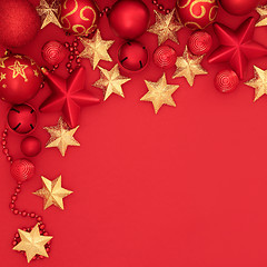 Image showing Christmas Decorative Background Border