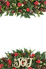 Image showing Christmas Decorative Border