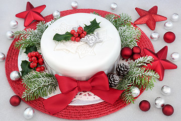 Image showing Traditional Christmas Cake