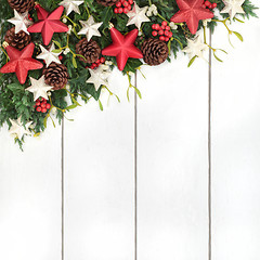 Image showing Christmas Background Border 