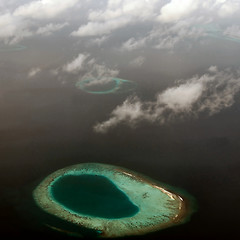 Image showing Atoll in Maldives