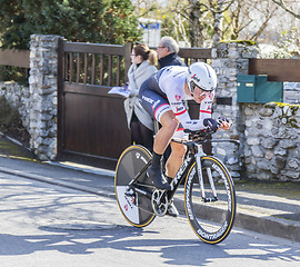 Image showing The Cyclist Edward Theuns - Paris-Nice 2016