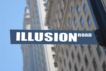 Image showing Illusion road