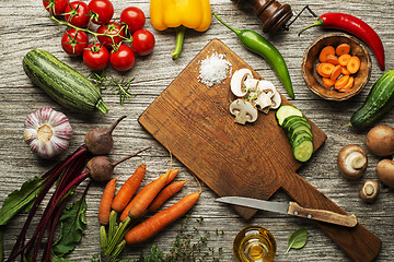 Image showing Vegetable cooking