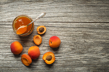 Image showing Apricot jam