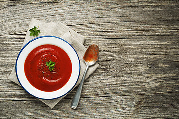 Image showing Soup tomato