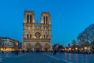 Image showing Paris notre Dame