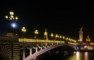 Image showing Bridge of the Alexandre III, Paris