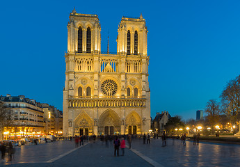 Image showing Paris notre Dame