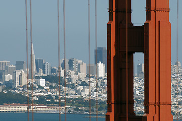 Image showing Golden Gate and San Francisco