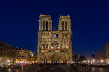 Image showing Paris notre Dame