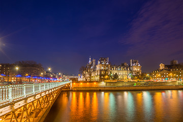 Image showing view of Hotel de Ville (City Hall) in Paris