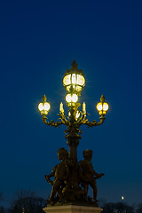 Image showing Bridge of the Alexandre III, Paris