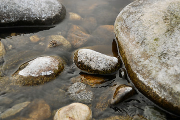 Image showing Stones and water