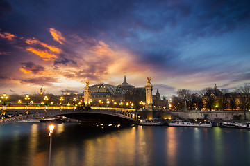 Image showing Bridge of the Alexandre III, Paris