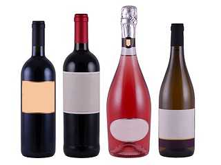 Image showing Wine bottles