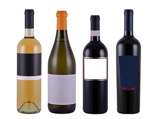 Image showing Wine bottles