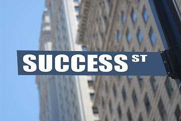 Image showing Success street