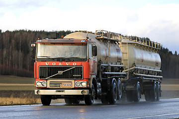 Image showing Volvo F12 Tank Truck for Feed Transport 