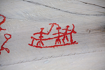 Image showing prehistoric rock carving