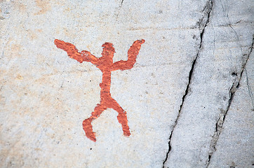 Image showing prehistoric rock carving