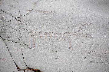 Image showing prehistoric rock carving