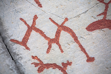 Image showing prehistoric rock carving