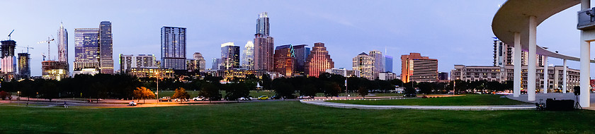 Image showing Austin Texas Downtown City Skyline Urban Architecture Panoramic