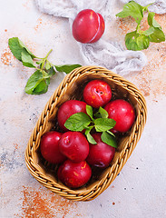 Image showing fresh plums