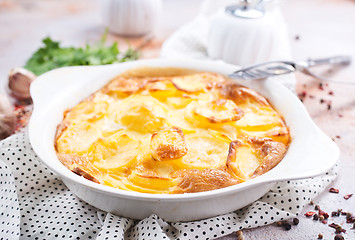 Image showing gratin from potato