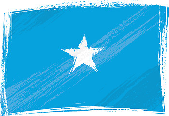 Image showing Grunge Somalia flag