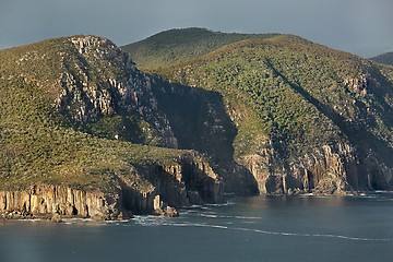 Image showing Cape Pillar, Tasmanian Landscape