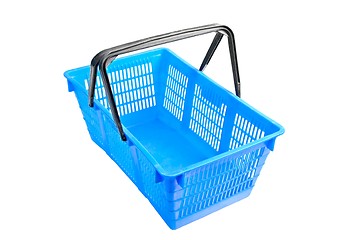 Image showing Shopping basket on white