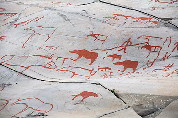 Image showing prehistoric rock carving