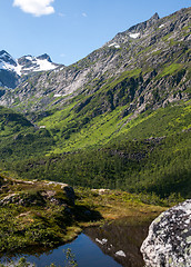 Image showing Norway mountain lake