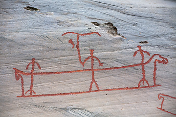 Image showing prehistoric rock carving