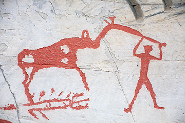 Image showing prehistoric rock carving