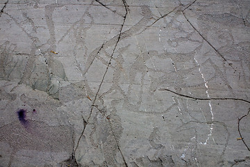 Image showing prehistoric rock carving