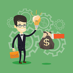 Image showing Successful business idea vector illustration.